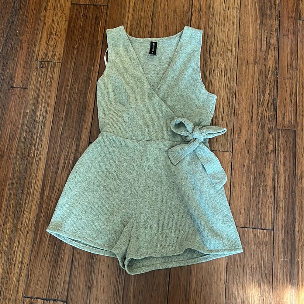 MinkPink Green Romper